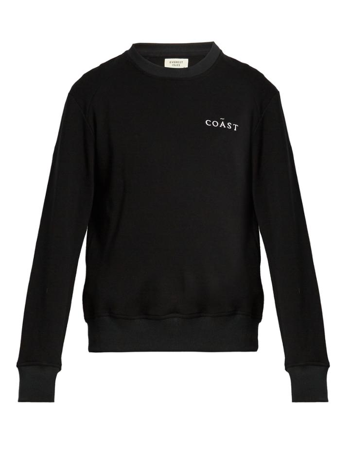 Everest Isles Coast-embroidered Cotton Sweatshirt