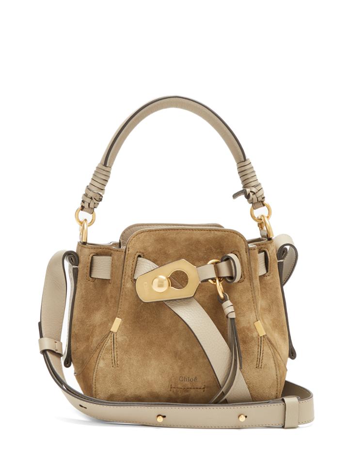 Chloé Owen Small Suede Shoulder Bag