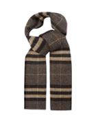 Totme - Checked Wool Scarf - Womens - Grey Multi