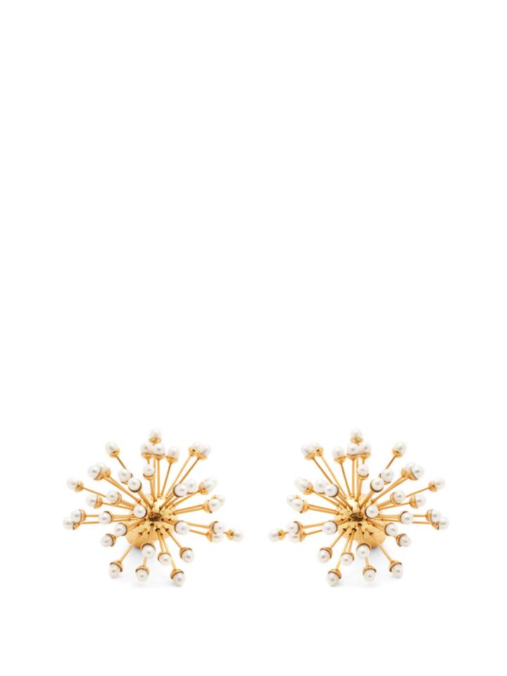 Ellery Newcombe Pearl-embellished Chandelier Earrings