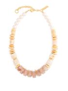 Lizzie Fortunato Pink Sands Beaded Necklace