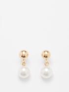 Mizuki - Freshwater Pearl & 14kt Gold Earrings - Womens - Pearl