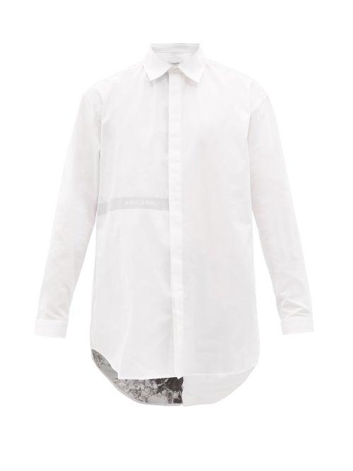 Matchesfashion.com A-cold-wall* - Calcite Cotton-poplin Shirt - Mens - White