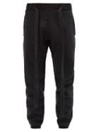 Matchesfashion.com Fearofgodzegna - Belted Flecked-wool Track Pants - Mens - Black