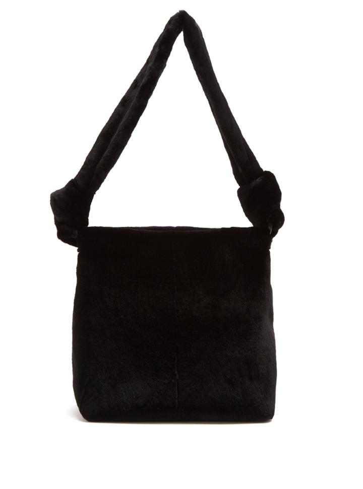 The Row Wander Small Mink-fur Shoulder Bag