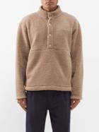 Folk - Boxy Funnel-neck Fleece Jacket - Mens - Beige