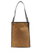 Ladies Bags Jil Sander - Suede Tote Bag - Womens - Black Tan