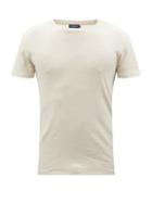 Frescobol Carioca - Cotton-blend Jersey T-shirt - Mens - Beige