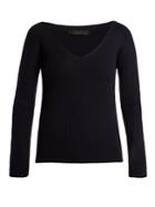 The Row Candice V-neck Wool Sweater
