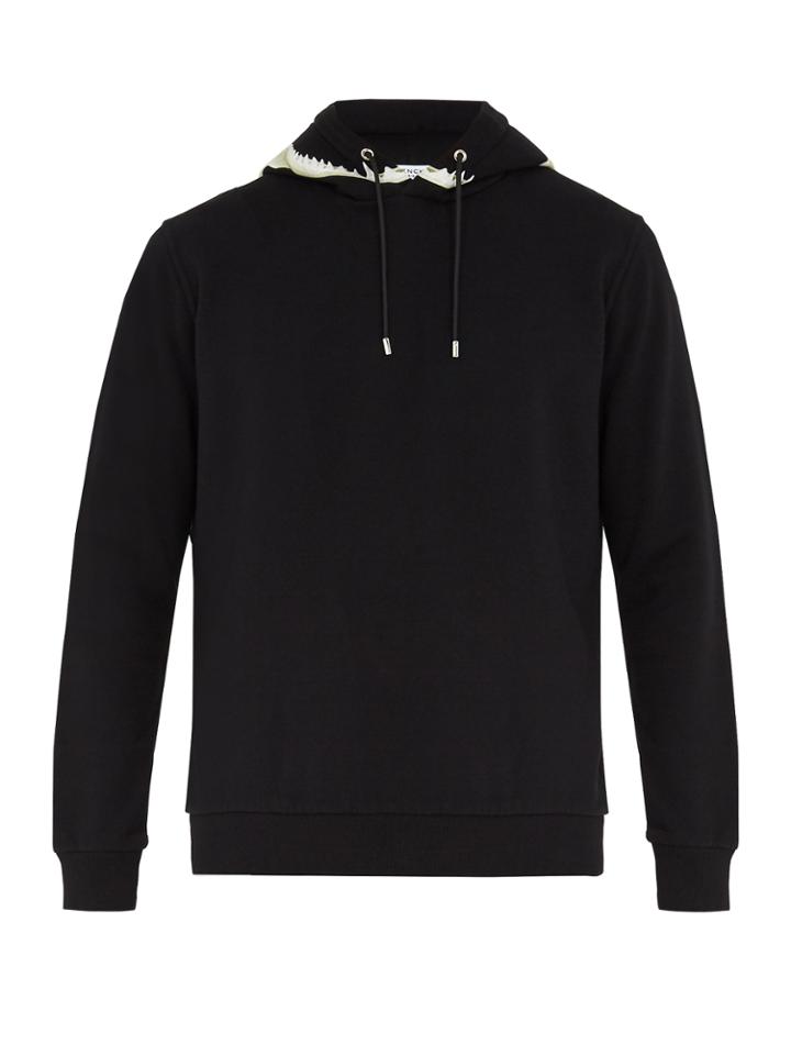 Givenchy Shark-print Hooded Cotton Sweatshirt