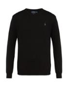 Matchesfashion.com Polo Ralph Lauren - Pima Cotton Knit Sweater - Mens - Black