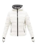 Moncler - Tharon Coated Quilted Down Hooded Jacket - Womens - White