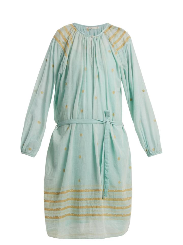 Mes Demoiselles Tenerife Embroidered Cotton Dress