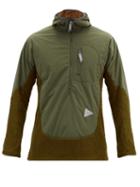 Matchesfashion.com And Wander - Panelled Technical Hooded Sweater - Mens - Green