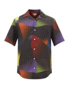 Matchesfashion.com Phipps - Abstract Print Tencel Shirt - Mens - Black Multi