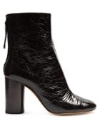 Isabel Marant Grover Crinkle Patent-leather Ankle Boots