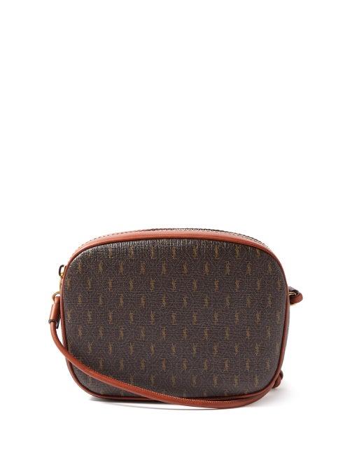 Saint Laurent - Le Monogramme Ysl Leather Cross-body Bag - Womens - Brown