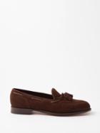 Edward Green - Belgravia Tasselled Suede Loafers - Mens - Brown