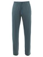 Sunspel - Cotton-blend Jersey Pyjama Trousers - Mens - Blue