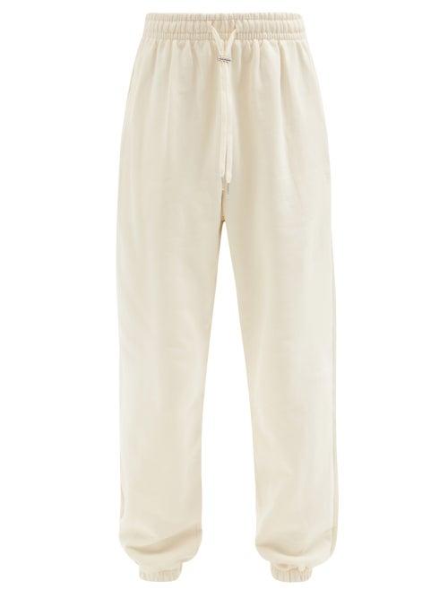 Ladies Rtw The Frankie Shop - Vanessa Organic-cotton Terry Track Pants - Womens - Cream