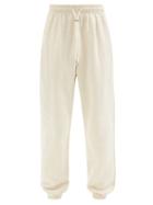 Ladies Rtw The Frankie Shop - Vanessa Organic-cotton Terry Track Pants - Womens - Cream