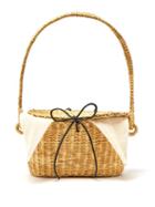 Matchesfashion.com Muu - Jeanne Mini Woven Straw Bucket Bag - Womens - Cream