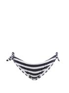 Heidi Klein - Monterey Side-tie Striped Bikini Briefs - Womens - Navy Multi
