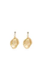 Matchesfashion.com Nadia Shelbaya - Diamond, Sapphire & 18kt Gold Drop Earrings - Womens - Gold
