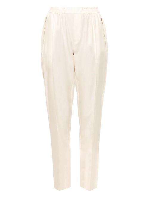 Baja East Broadcloth-silk Trousers