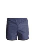 Matchesfashion.com Robinson Les Bains - Cambridge Long Geometric Print Swim Shorts - Mens - Blue Multi