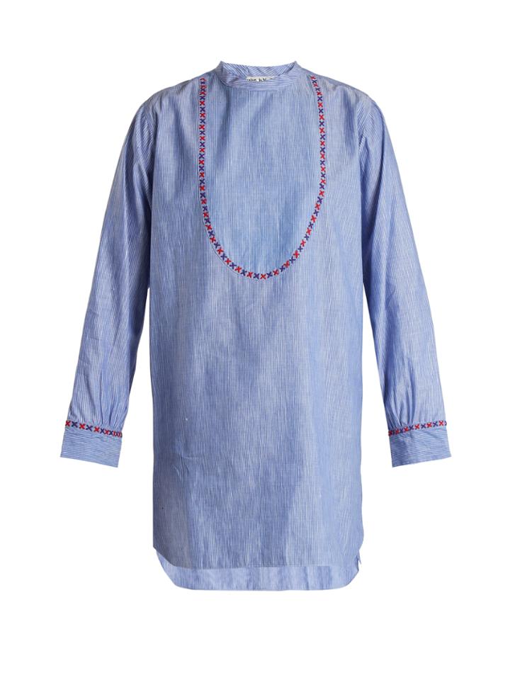 Jupe By Jackie Okeechobee Striped Cotton Top