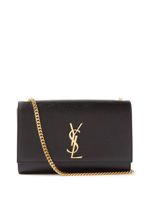 Saint Laurent - Kate Medium Leather Cross-body Bag - Womens - Black