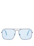 Matchesfashion.com Retrosuperfuture - Iggy Celeste Aviator Sunglasses - Womens - Light Blue