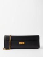 Balenciaga - Money Leather Clutch Bag - Womens - Black