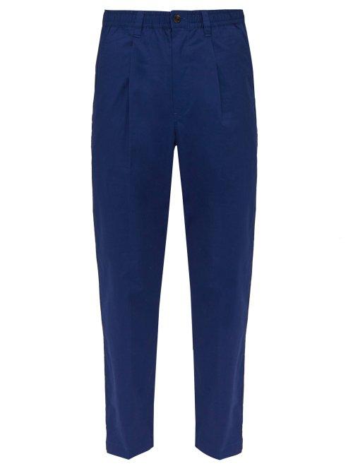 Matchesfashion.com Saturdays Nyc - Varrick Cotton Trousers - Mens - Blue
