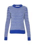 Golden Goose Deluxe Brand Zigzag-intarsia Crew-neck Sweater