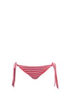 Matchesfashion.com Casa Raki - Cindy Tie Side Bikini Briefs - Womens - Red Stripe