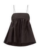 Matchesfashion.com Cecilie Bahnsen - Emilia Rose Cloqu Cami Top - Womens - Black