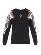 Marcelo Burlon Chapello Long-sleeved Printed T-shirt