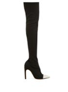 Givenchy Ribbed-knit Over-the-knee Boots