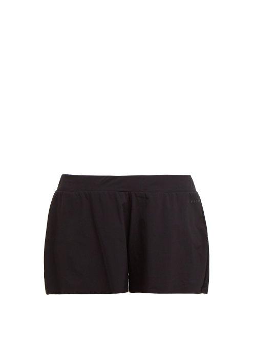 Matchesfashion.com Falke - Tuxedo Stretch Shell Shorts - Womens - Black