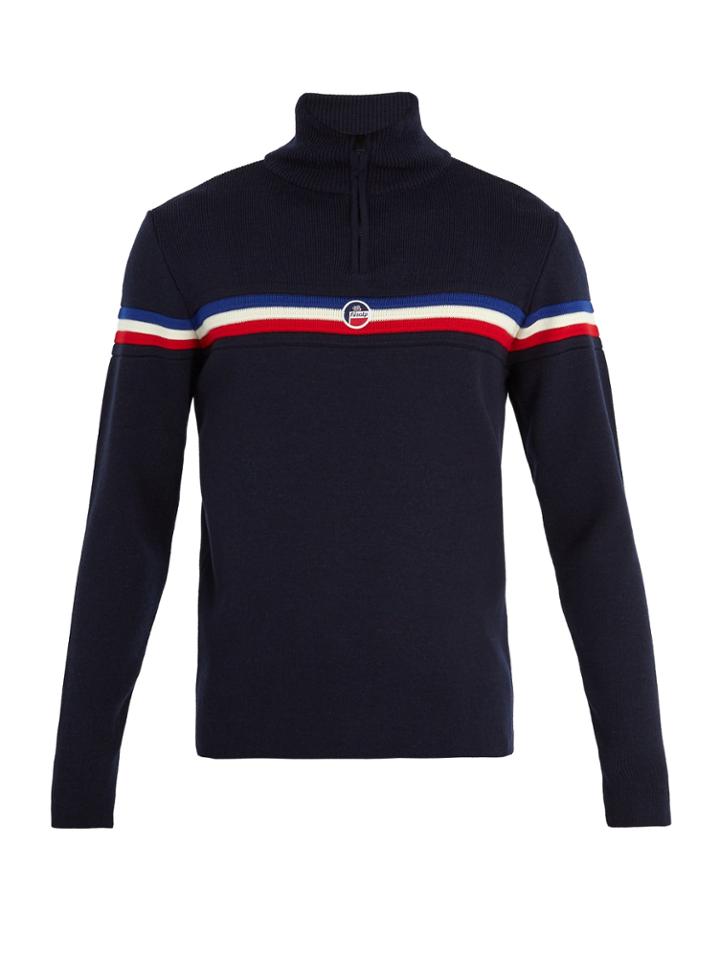 Fusalp Wengen Ii Zip-up Wool Sweater