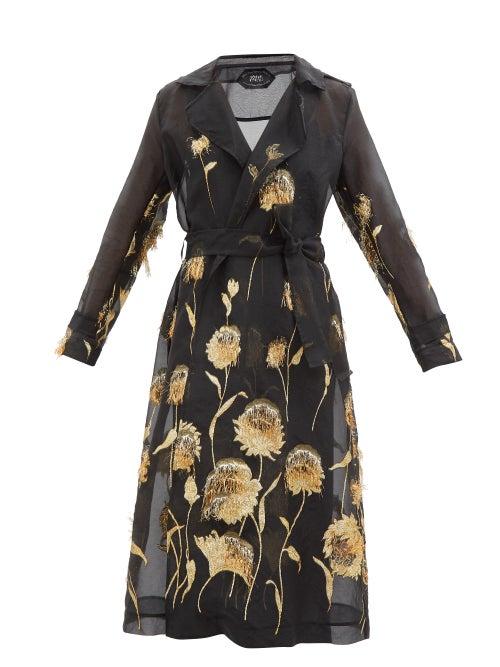 Taller Marmo - Toro Fantasma Fil-coup Coat - Womens - Black Gold