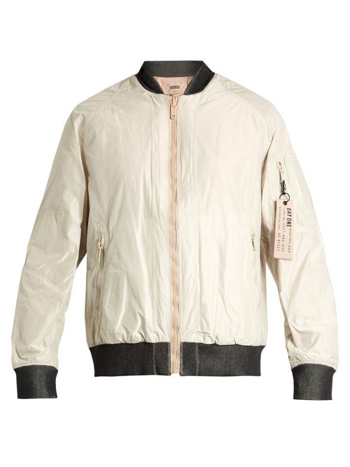 Adidas Day One Reversible Quilted Bomber Jacket