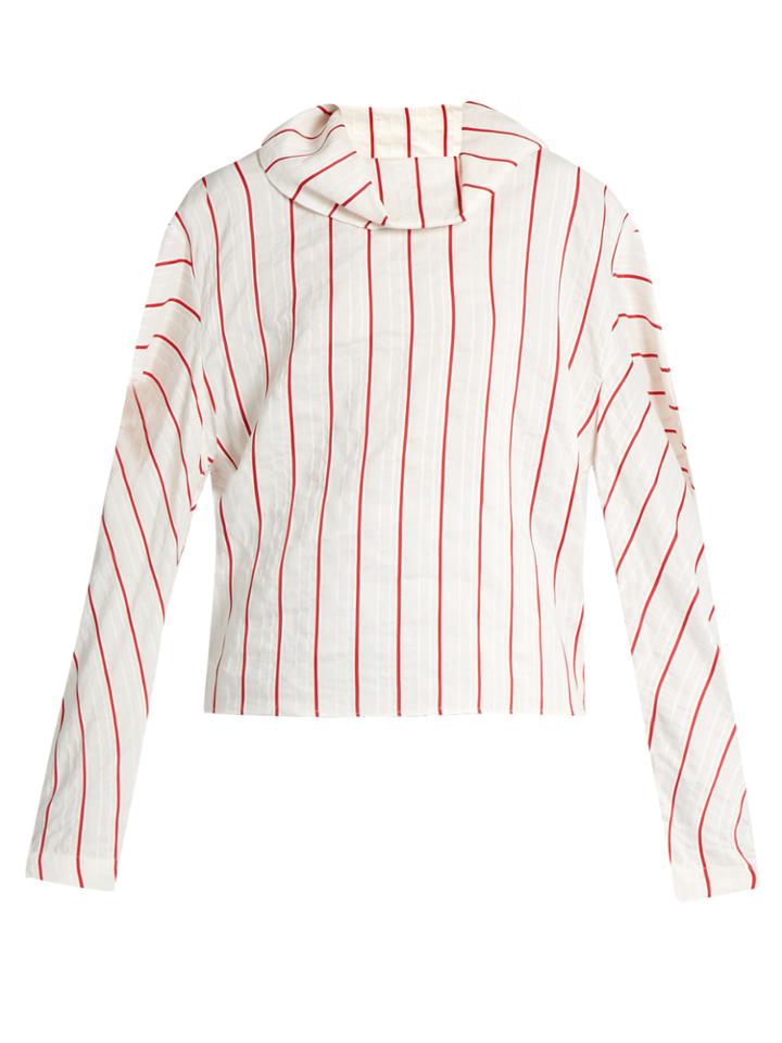 A.w.a.k.e. To The Sea And Back Striped Blouse