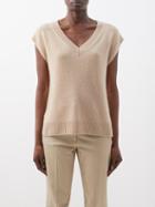 Weekend Max Mara - Pacche Sweater Vest - Womens - Tan