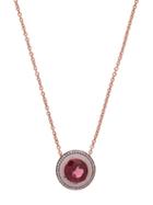 Matchesfashion.com Selim Mouzannar - Diamond, Rhodolite & 18kt Rose-gold Necklace - Womens - Rose Gold