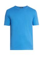 Frescobol Carioca Block Crew-neck Cotton-jersey T-shirt