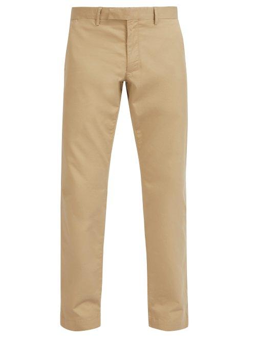 Matchesfashion.com Polo Ralph Lauren - Cotton Blend Chino Trousers - Mens - Beige