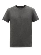 Maison Margiela - Reverse-logo Cotton-jersey T-shirt - Mens - Grey